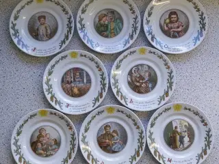 Peters Jul. Alle 8 tallerkner (HELE serie)