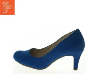 Blå ruskindspumps fra Clarks (str. 5,5)