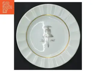 Royal Copenhagen jubilæumstallerken fra Royal Copenhagen (str. Ø 12,5 cm)