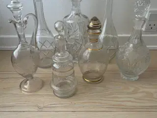 Smukke glas karafler