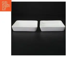 Hvide keramikfade (str. 12 x 12 cm)