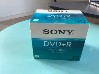 50 stk. DVD + R, 4,7 GB/120 min.