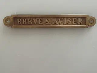 BREVE & AVISER Brevsprække   