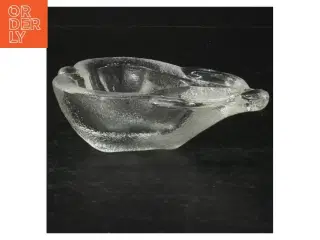 Lille glasskål formet som en pære (str. 13,5 x. 9,5 cm)