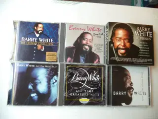 .BARRY  WHITE  CDer sælges stykvis 