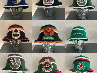 Hæklet bøllehat til julefrokosten