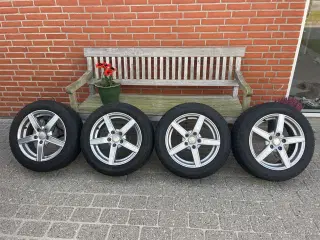 Vinterdæk på alufælge, Skoda Octavia