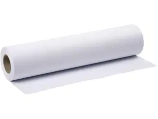 Tegnepapir på rulle, B: 42 cm, 80 g, hvid, 50m/ 1 rl.