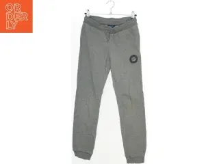 Grå sweatpants med logo fra Jack & Jones (str. 140)