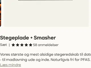 Helt ny Jesper Koch stegeplade og smasher