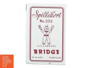 Spillekort fra Bridge (str. 9 x 6 cm)