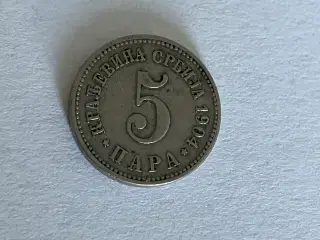 5 Para Serbia 1904