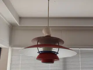 PH lampe i rød, blå og hvid