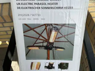 Elektrisk parasol varmer