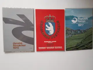 Årsmapper fra Danmark , Grønland og Færøerne