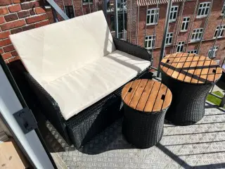 Helt ny havesofa og borde
