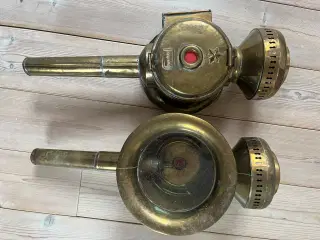 Vognlygter messing 