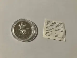 200 Kroner Dronning Margrethes 50 års fødselsdag sølvmønt