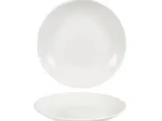 18 stk. Tallerken m/mønstret fane dyb 255 mm Isla Churchill