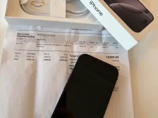 iPhone 16 pro 212 gb sort titanium 