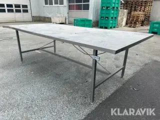 Skærebord rustfri