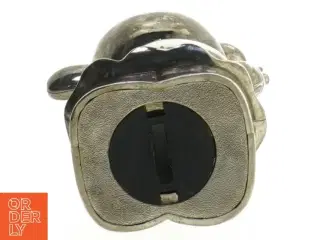 Vintage sparegris, bjørn med krone (str. 14,5 cm)