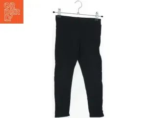 Sorte børneleggings fra H&M (str. 116)