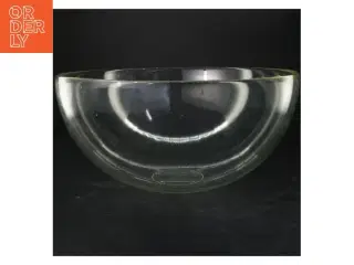 Stor klar glasskål (str. Ø 35,5x18 cm)