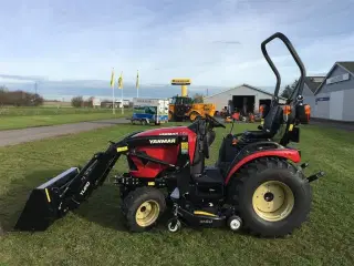 Yanmar SA 424 Med 60" klipper og frontlæsser