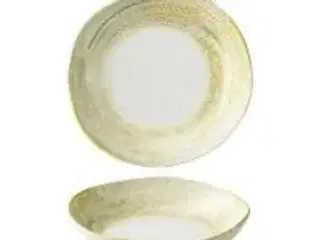 6 stk. Tallerken ergonomisk sand 215 mm Envisage Erosion Churchill