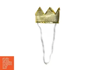 Guld krone til rollespil (str. 11,5 cm)