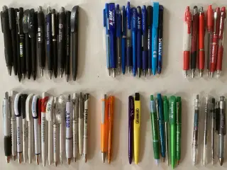 56 forskellige kuglepenne