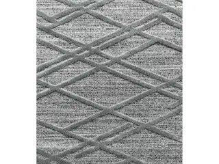 Pisa Shaggy tæppe Boho - Grå - 160x230