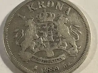1 Krona 1889 Sverige