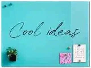 Naga Magnetic Glass Board 60x80cm Light Blue