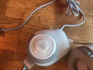 Hvid gamer Headset med mini Jack Stik
