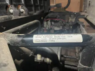 UTV KAWASAKI KAF950D. Årgang 2007. Motor defekt. 