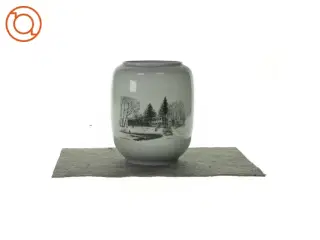 Vase med print  (str. HØ:23x13,5cm)