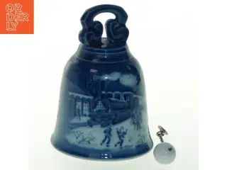 Porcelænsjuleklokke 1993 (str. 10 cm)