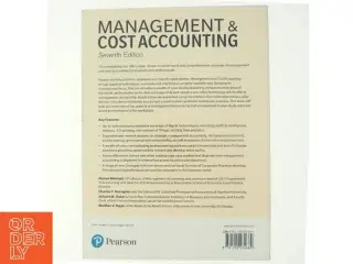 Management and cost accounting : Alnoor Bhimani, Charles T. Horngren, Srikant M. Datar, Madhav V. Rajan af Alnoor Bhimani (Bog)