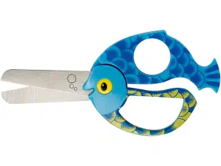 Børnesaks med Dyremotiv, fisk, L: 13 cm, 1 stk.