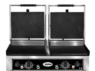 Kontaktgrill – grilloverflade 2x36x27 cm 230 V – G