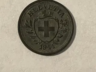 1 Rappen Switzerland 1944
