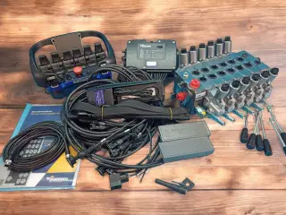 Radio Scanreco + hydraulisk ventil Walvoil DPX 