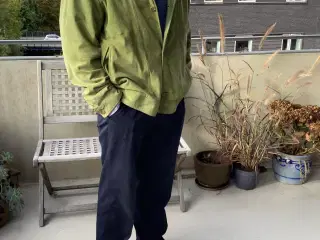 Herrerjakke i ruskind