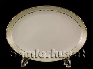 Grøn Rebild Stegefad 27½ x19 cm.