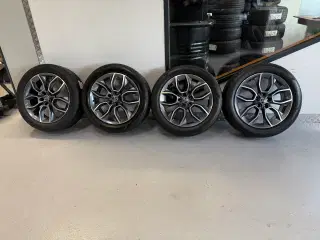 Originale 19” Skoda fælge med hankook dæk
