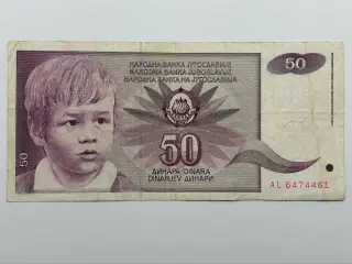 50 Dinara Yugoslavia