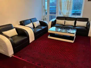 Læder Sofasæt 