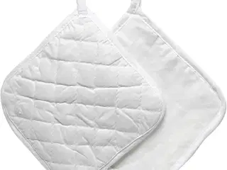 Funktionelle grydelapper 20x20 cm - 4 stk. hvid